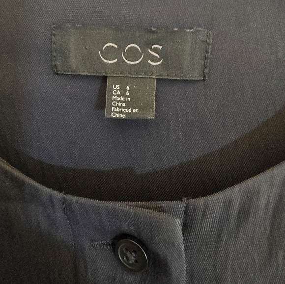 COS Size 6 Lyocell Blend Stretchy Boiler Jumpsuit - Picture 3 of 15